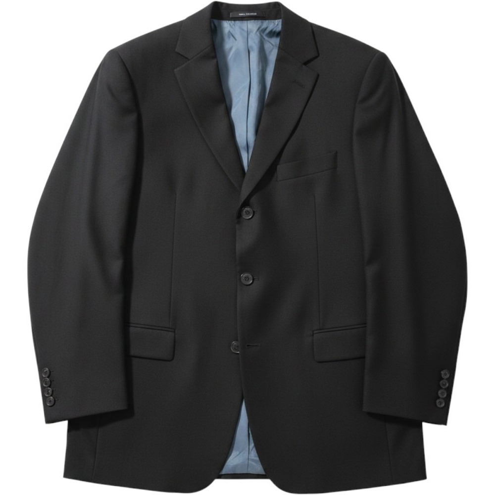 Hugo Boss Scorsese Blazer Men Black 100% Virgin Wool Italian Fall Designer 38R